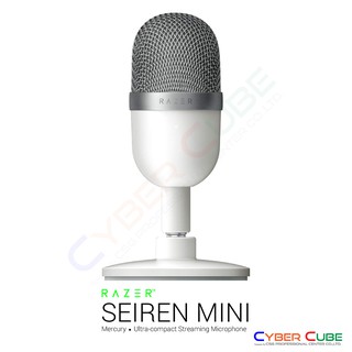 Razer Seiren Mini Mercury White Edition - Ultra-Compact Streaming Microphone ไมโครโฟน ( ของแท้ศูนย์ SYNNEX )