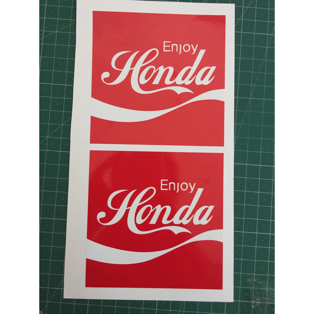 สติ๊กเกอร์ Enjoy Honda v2 | Shopee Thailand
