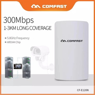 COMFAST CF-E120AV3 3KM 300Mbps 5.8Ghz Outdoor Wireless AP Bridge WIFI CPE Access Point 11dBi WI-FI Antenna Nanostation