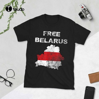 [S-5XL] เสื้อยืด พิมพ์ลายธง Belarus Map Lukashenko Distressed Look สไตล์คลาสสิก สําหรับผู้ชาย