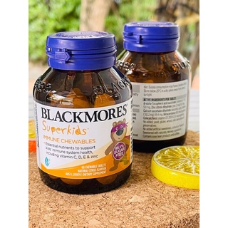 ภาพขนาดย่อของสินค้าBlackmores superkids c immune chewable 60 เม็ด เป็นเม็ดเคี้ยว ไม่ใช่เยลลี่