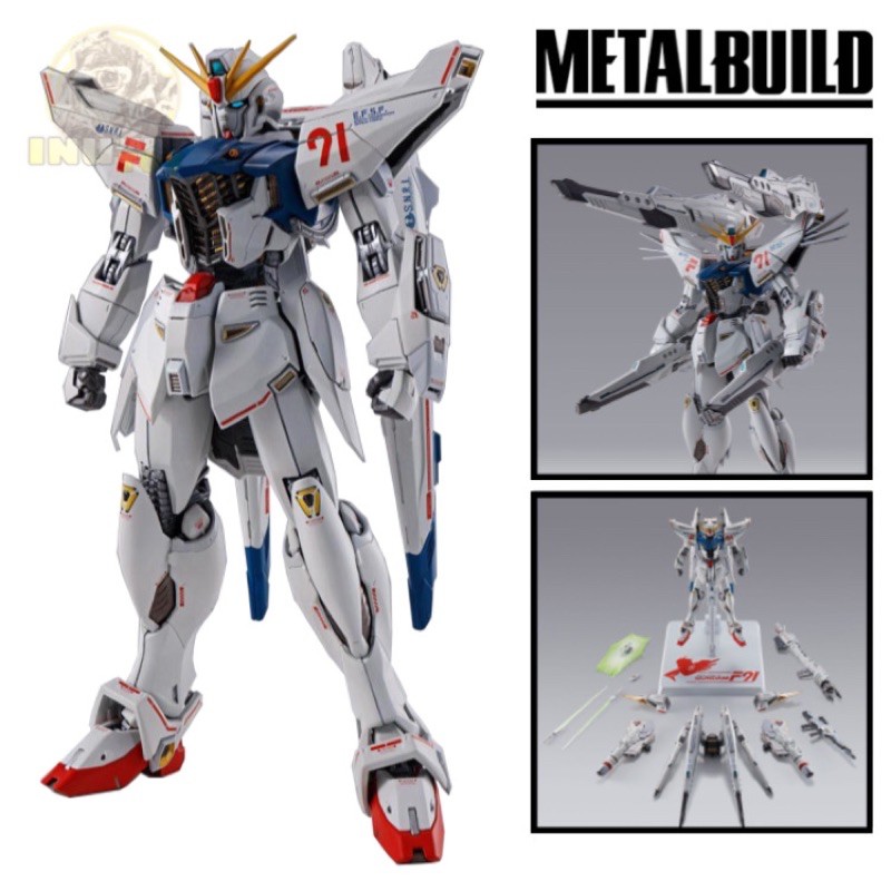 TAMASHII NATIONS Metal Build Gundam F91 Chronicle White, Action Figure Collezionabile
