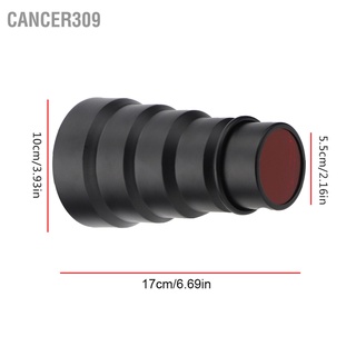 Cancer309 Flashlight Lamplet Conical Snoot Kit With Cellular Net 5 Pcs Color Filters For Photography Lights Below 250W