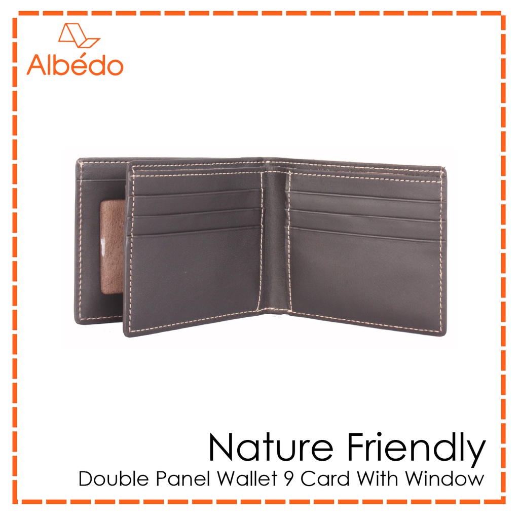 albedo-double-panel-wallet-9-card-with-window-กระเป๋าสตางค์หนังแท้ฟอกฝาด-รุ่น-nature-friendly-nf06279