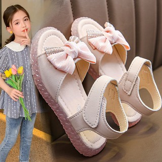 ✶▤รองเท้าแตะหญิง 2021 ฤดูร้อนเด็กใหม่รองเท้าเจ้าหญิงนักเรียนหญิงวัยกลางคนเด็ก soft-soled รองเท้าชายหาดรองเท้าแตะเด็ก