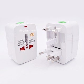 ภาพขนาดย่อของภาพหน้าปกสินค้าพร้อมส่ง  ปลั๊กแปลงใช้ได้ทั่วโลก Universal adapter plug ห้วแปลงปลั๊กไฟ​ Use for US/ UK/ EU/AU จากร้าน minielectronic บน Shopee ภาพที่ 4