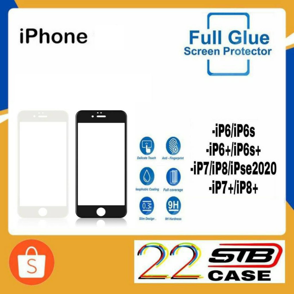 ฟิล์มกระจก-เต็มจอ-ฟิล์มไอโฟน-ใช้สำหรับiphone-6-6p-7-7p-8-8p-6s-6sp-se-2020