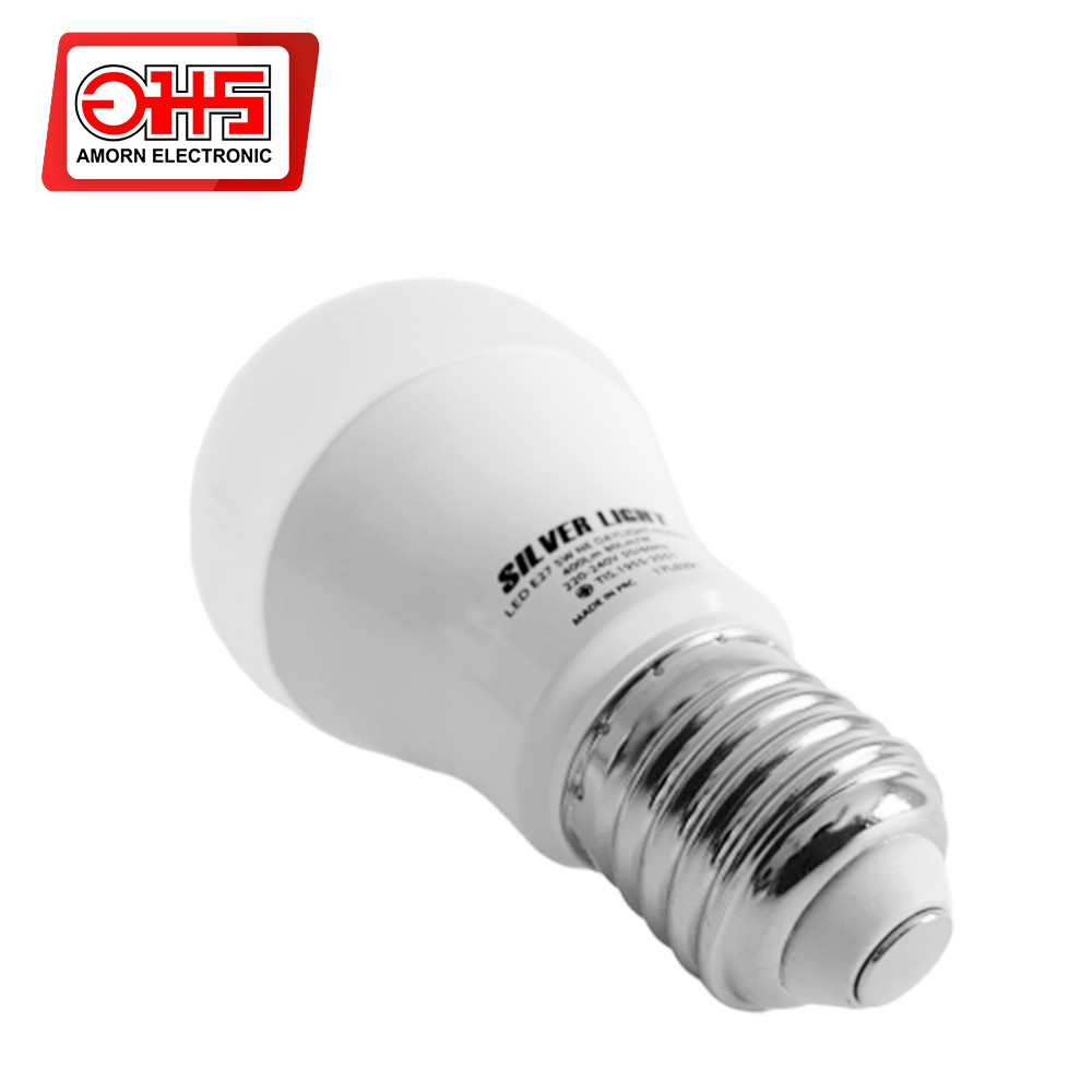 หลอดไฟ-led-silver-light-5w-e27-dl-หลอดไฟ-led-หลอดไฟ-5w-หลอดไฟขั้ว-e27-หลอดไฟ-อมรออนไลน์-amornonline