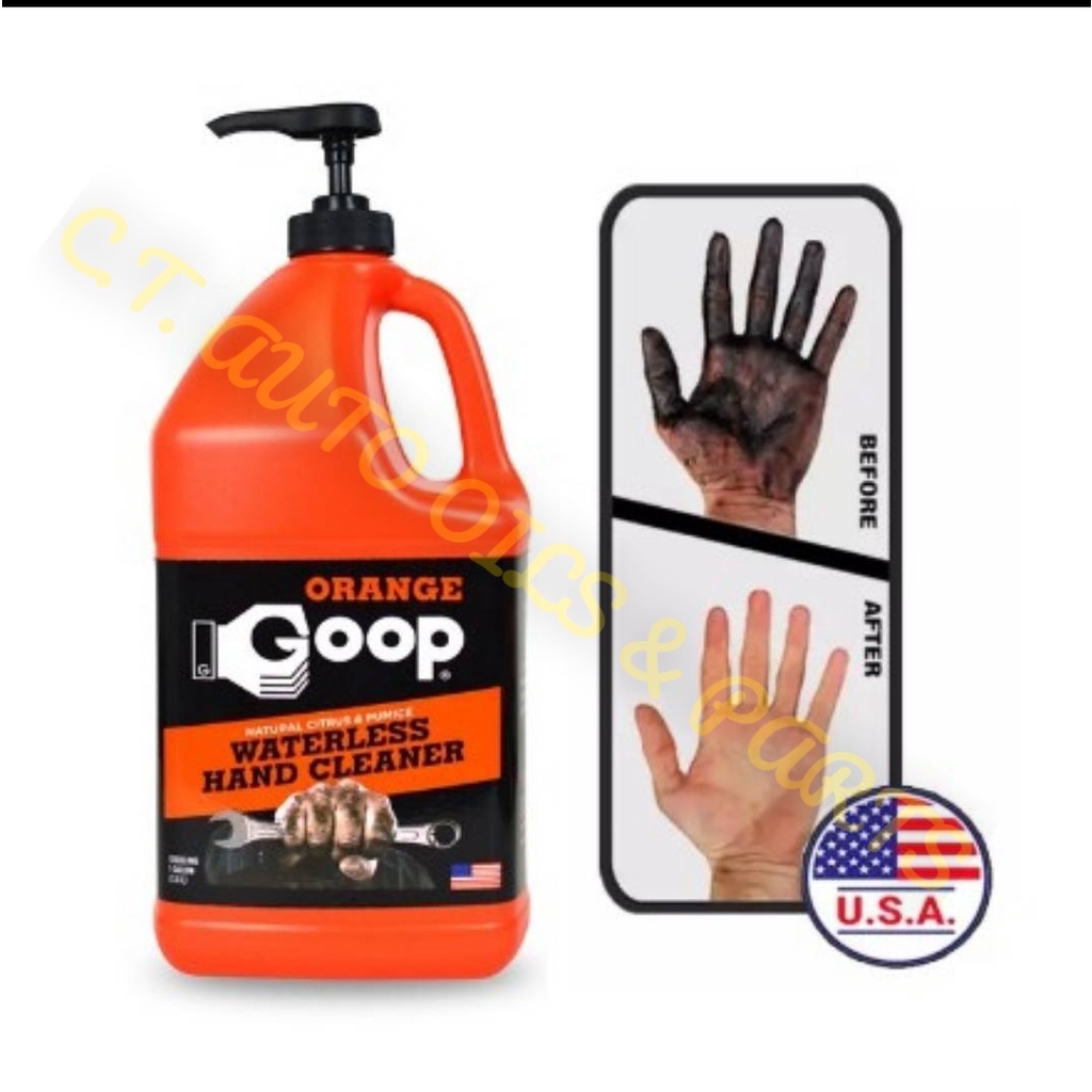 เจลล้างมือขจัดคราบ-goop-waterless-hand-cleaner-กลิ่นส้ม-orange-ชนิดไม่ต้องใช้นํ้า-ขนาด-3-8-ลิตร-made-in-u-s-a