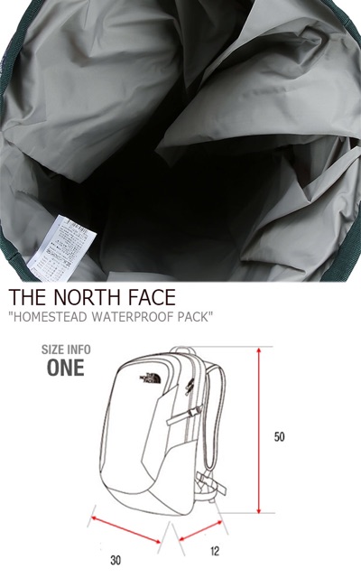 พร้อมส่ง-มือสอง-the-north-face-homestead-waterproof-backpack-darkest-spruce-yosemite-sofa-print-darkest-spruce