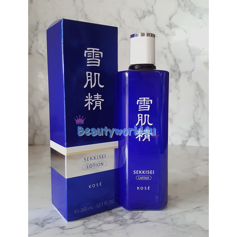 kose-sekkisei-lotion-360-ml-น้ำโสมโคเซ่-หน้าขาวกระจ่างใส-น้ำตบผีดิบ