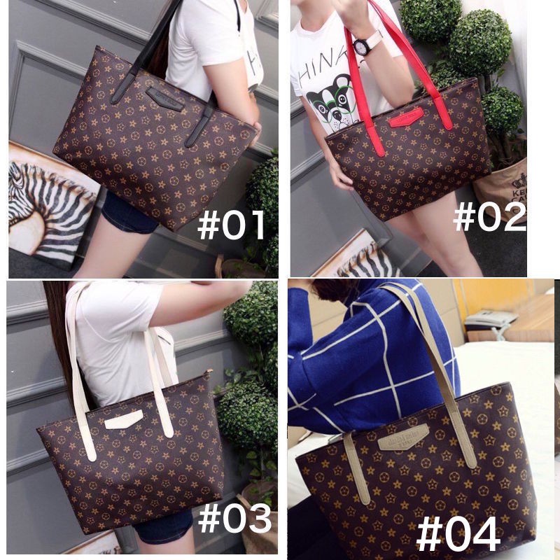 กระเป๋าสะพาย-ใบใหญ่-ใส่ของได้เยอะ-แฟชั่นทรงช้อปปิ้ง-สไตล์ยุโรป-ใส่ของได้เยอะshoulder-bag