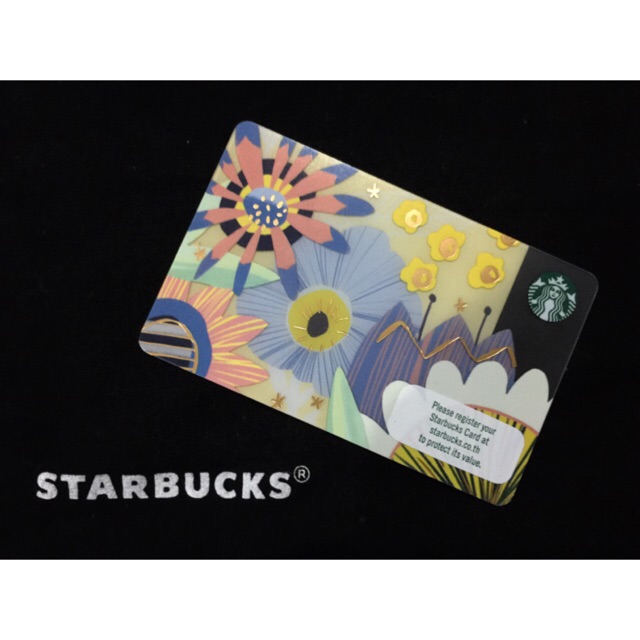 ภาพสินค้าบัตร Starbucks ลาย Spring Flower 2018 จากร้าน johnnystb บน Shopee ภาพที่ 1