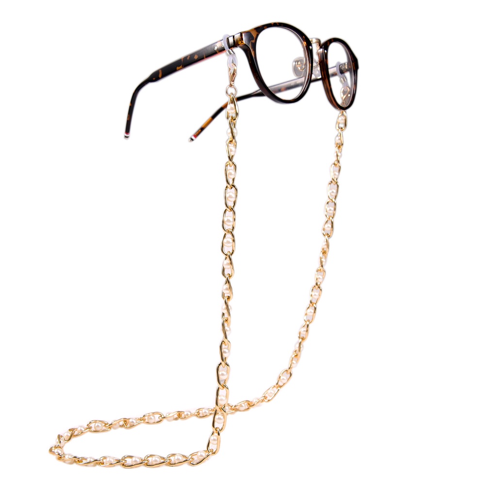ภาพหน้าปกสินค้าPearl Glasses Chain Anti-skid Lanyard จากร้าน fairyfeo05.th บน Shopee