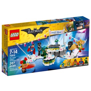 เลโก้แท้ LEGO BATMAN MOVIE 70919 The Justice League™ Anniversary Party