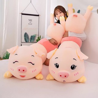 ตุ๊กตาสัตว์เลี้ยงของเล่นตุ๊กตาน่ารักที่ถอดออกได้และซักทำความสะอาด ตุ๊กตาหมอนข้าง หมอนข้างน่ารัก หมอนยาว หมอนนอน 2 ขนาด