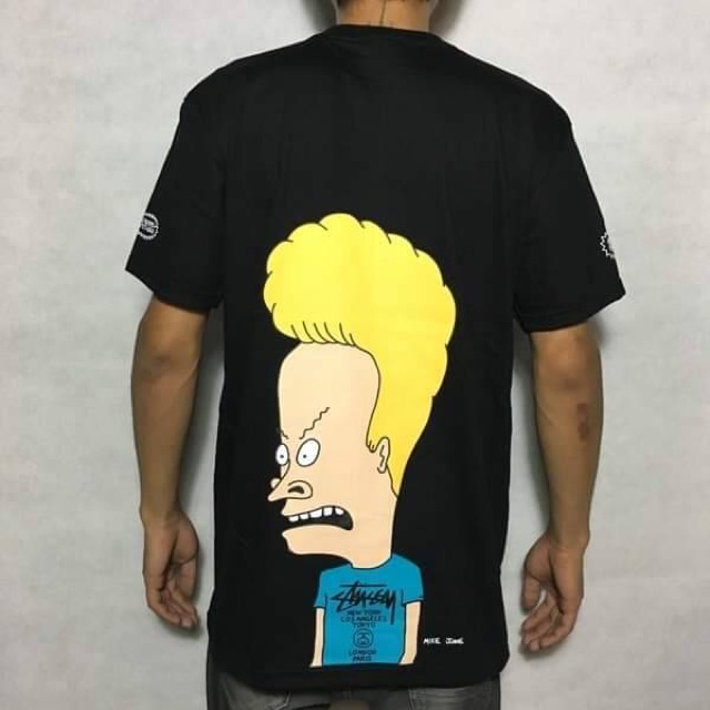 เสื้อ-stussy-beavis-amp-butt-head-skate-board