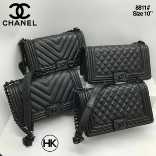 กระเป๋าสไตล์ชาแนลBoyChanel bag style กระเป๋าสะพายไหล่ งานสุดคลาสสิค
กระเป๋าดำอะไหล่ดำ มีให้เลือก4แบบ