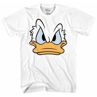 เสื้อยืดผ้าฝ้ายพิมพ์ลายขายดี [100% Cotton] เสื้อยืดพิมพ์ลาย donald duck disney world แฟชั่นผู้ชาย