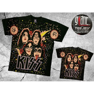 เสื้อOVP เสื้อวงKiss โอเวอร์ปริ้น สไตล์วินเทจ สกรีนทั้งตัว ผ้านอกนำเข้า เสื้อวินเทจ เสื้อโอเวอร์ไซส์ เสื้อวงดนตรี