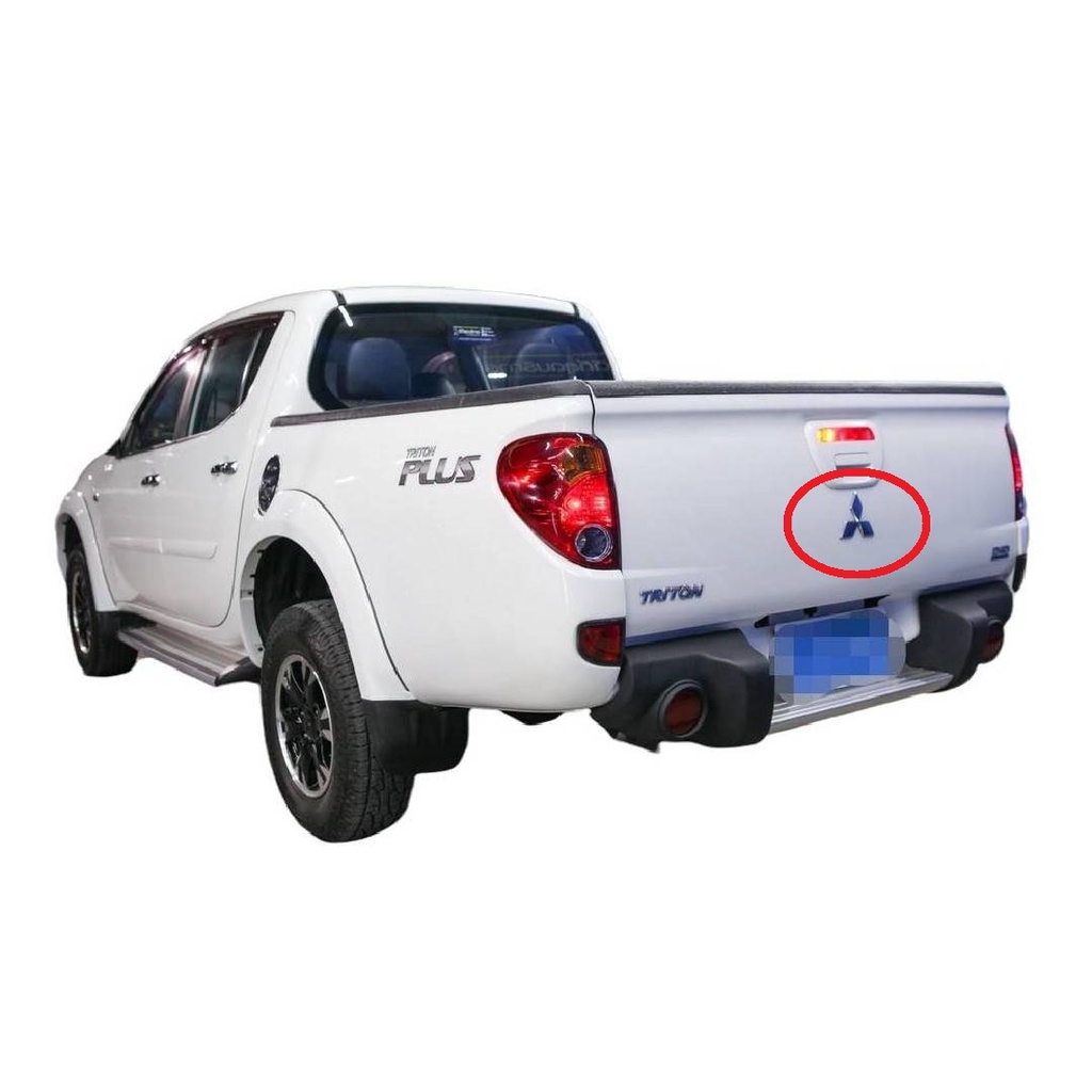 ป้ายโลโก้มิตซูบิชิขนาด-12-5-cm-สีแดงสำหรับท้าย-mitsubishi-triton-ทุกรุ่นทุกปี-มาร้านนี่จบในที่เดียว