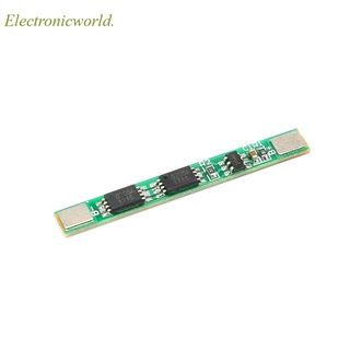 1s 3.7V 4A li-ion BMS PCM 18650 บอร์ดป้องกันแบตเตอรี่ PCB สําหรับ 18650 แบตเตอรี่ลิเธียมไอออน MOS