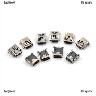 Babynew มินิ usb เชื่อมต่อ 5 ขา 10 ชิ้น /