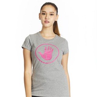 BODY GLOVE Sport Casual Cotton Women Crew Neck TEE  สีเทาอ่อน Lt.Grey