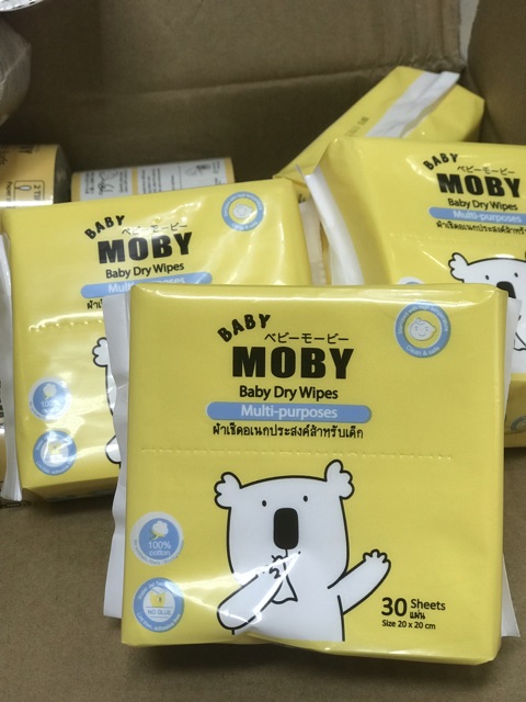 baby-moby-ผ้าเช็ดเอนกประสงค์-ผ้าแห้ง-drywipes