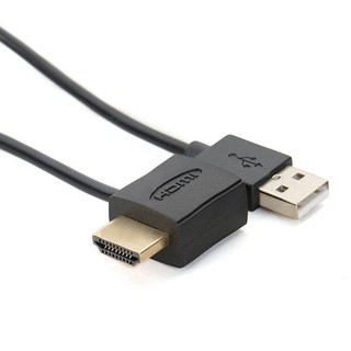 50 ซม. Usb 2 . 0 Hdmi Male To Female อะแดปเตอร์เชื่อมต่อขยายสายเคเบิ้ล