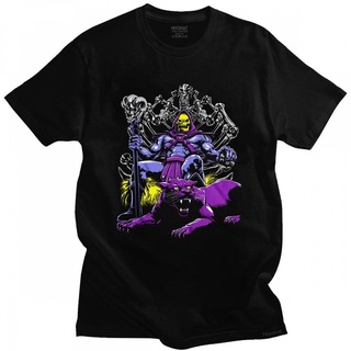 T-shirt  ขายดี เสื้อยืดแขนสั้น พิมพ์ลายโครงกระดูก He-Man And The Masters Of The Universe สไตล์สตรีท คลาสสิก สําหรับผู้ชา