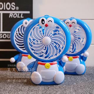 สินค้า DoraemonCartoonf Mini fan พัดลมพกพาขนาดเล็กชาร์จสายUSB