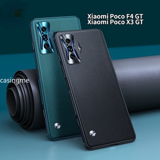 เคสโทรศัพท์มือถือหนัง PC แข็ง ผิวด้าน กันกระแทก ป้องกันกล้อง หรูหรา สําหรับ Xiaomi Poco F4 GT PocoF4 F4GT X3 GT
