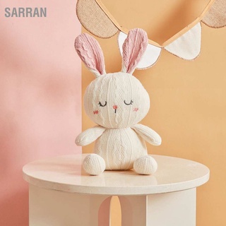 Sarran ตุ๊กตากระต่ายน่ารัก ผ้าถักนุ่ม ยัดไส้ ตกแต่ง กระต่ายน่ารัก สําหรับเด็กผู้ชาย เด็กผู้หญิง