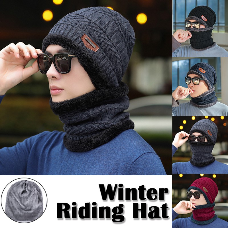 scarf-set-winter-hat-knitted-hat-with-fur-inside-ready-to-ship
