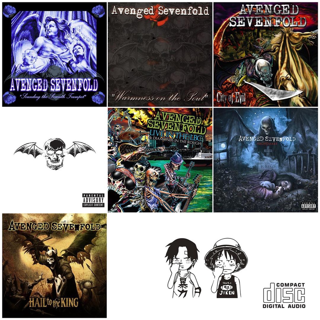 cd-audio-คุณภาพสูง-เพลงสากล-avenged-sevenfold-discography-2001-2013-ทำจากไฟล์-flac-คุณภาพ-100