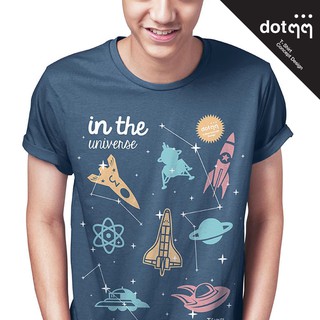 dotdotdot เสื้อยืดผู้ชาย Concept Design ลาย In The Universe พร้อมส่ง