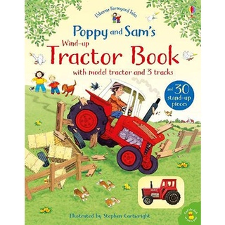 หนังสือนิทานภาษาอังกฤษ Poppy and Sams Wind-up Tractor Book แถมรถ มีรางวื่งในหนังสือได้