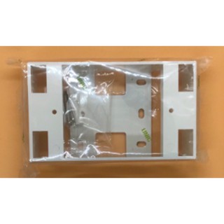 บล็อคลอย กล่องลอย กล่องไฟลอย สีขาว ขนาด 2x4นิ้ว จำนวน 10ใบ