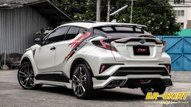 ชุดแต่งสเกิร์ต-toyota-chr-ทรง-fd-ds-ท่อคู่แฝด