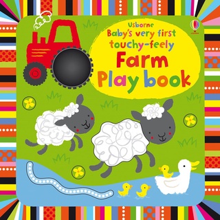 Usborne booksBabys very first touchy-feely farm play book   หนังสือ เสริมพัฒนาการ