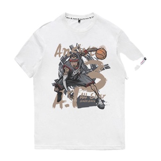 TSHIRTฝ้ายAi The Answer Iverson No. เสื้อกีฬาบาสเก็ตบอลแขนยาว ลายทีม 3 Jersey Philadelphia 76ers สําหรับผู้ชายs-5xl