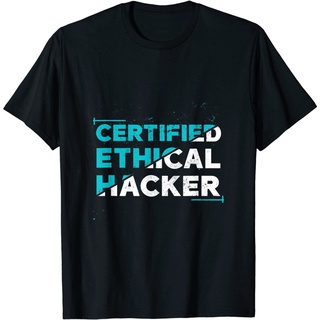 เสื้อยืดผู้ชาย GILDAN เสื้อยืด พิมพ์ลาย Certified Ethical Hacker Apparels Distro สําหรับแฮกเกอร์จรรยาบรรณ S-5XL