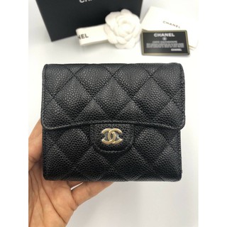 Newww chanel trifold wallet HL29 ghw Fullset