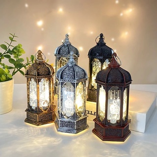 สินค้า โคมไฟอิเล็กทรอนิก รูป Eid Mubarak Ramadan สไตล์อิสลาม สําหรับตกแต่งบ้าน ปาร์ตี้มุสลิม