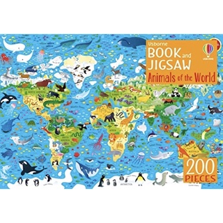 จิ๊กซอว์ Animals of the World Book and Jigsaw (Usborne Book and Jigsaw)