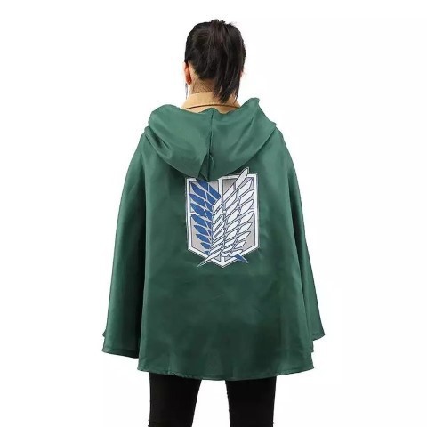 ภาพหน้าปกสินค้า7C176 ผ้าคลุมกองกำลังสำรวจ ผ่าพิภพไททัน - Cloak of Survey Corps Attack on Titan Costumes จากร้าน sexylunla บน Shopee