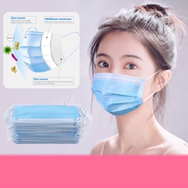 หน้ากากอนามัย-mask-แมสปิดจมูก-ราคาถูกที่สุดในshopee