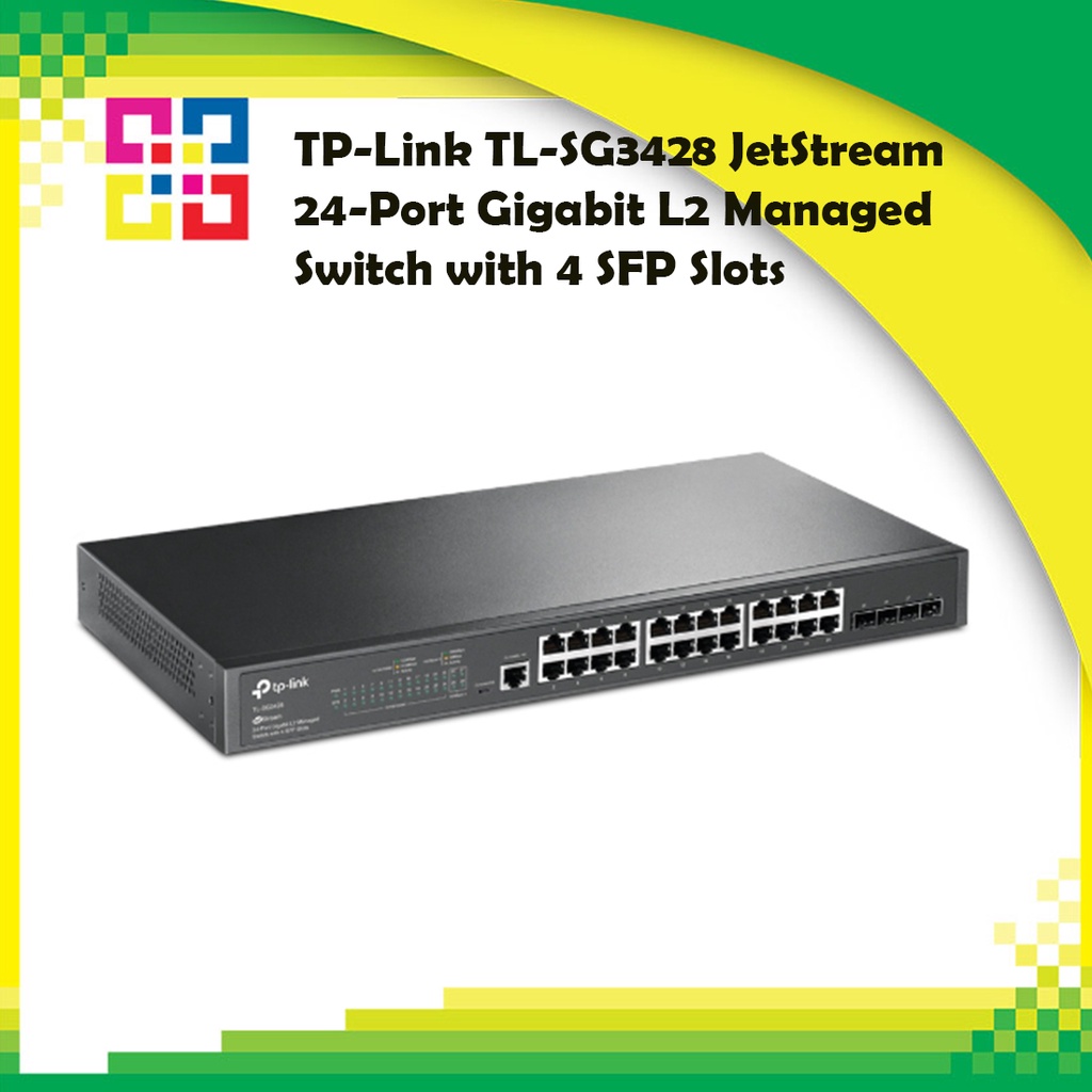 tp-link-tl-sg3428-jetstream-24port-gigabit-l2-managed-switch-with-4-sfp-slots