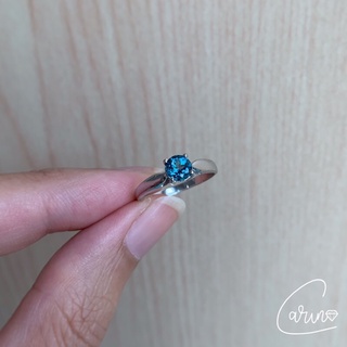 แหวนบลูโทปาซ Blue Topaz 💙 (รบกวนอ่านรายละเอียดด้านล่างนะจ๊ะ)